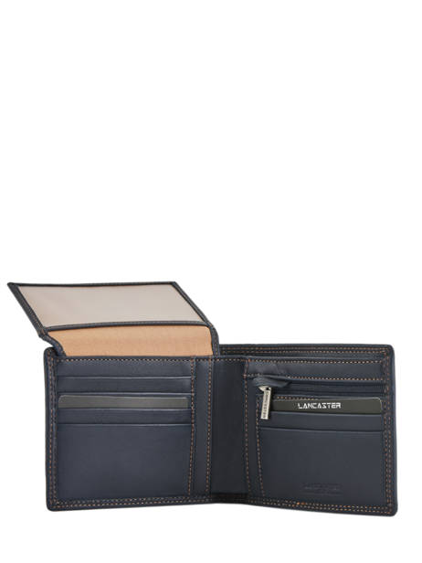 Portefeuille Soft Vintage Leder Lancaster Blauw soft vintage homme 120-11 ander zicht 3
